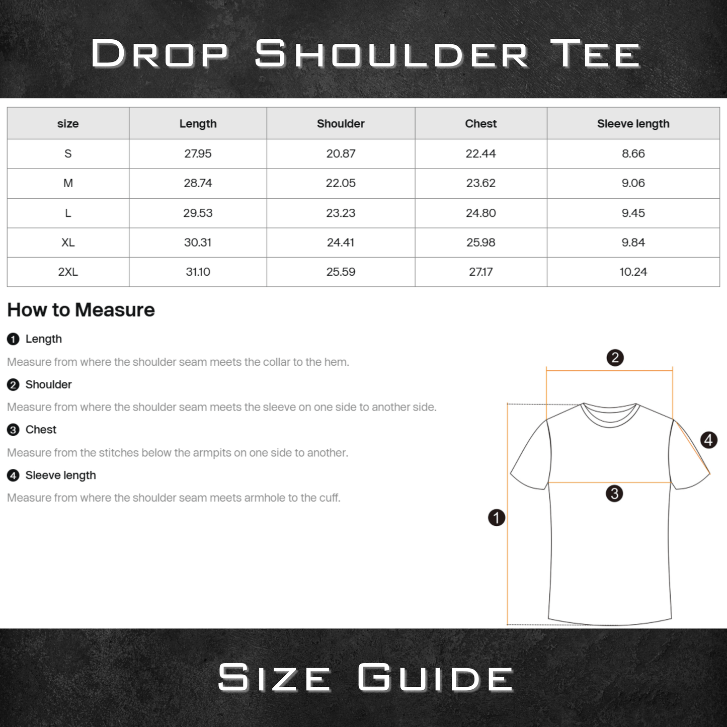 SLWMO Rave Hard Drop Shoulder Heavyweight Tee