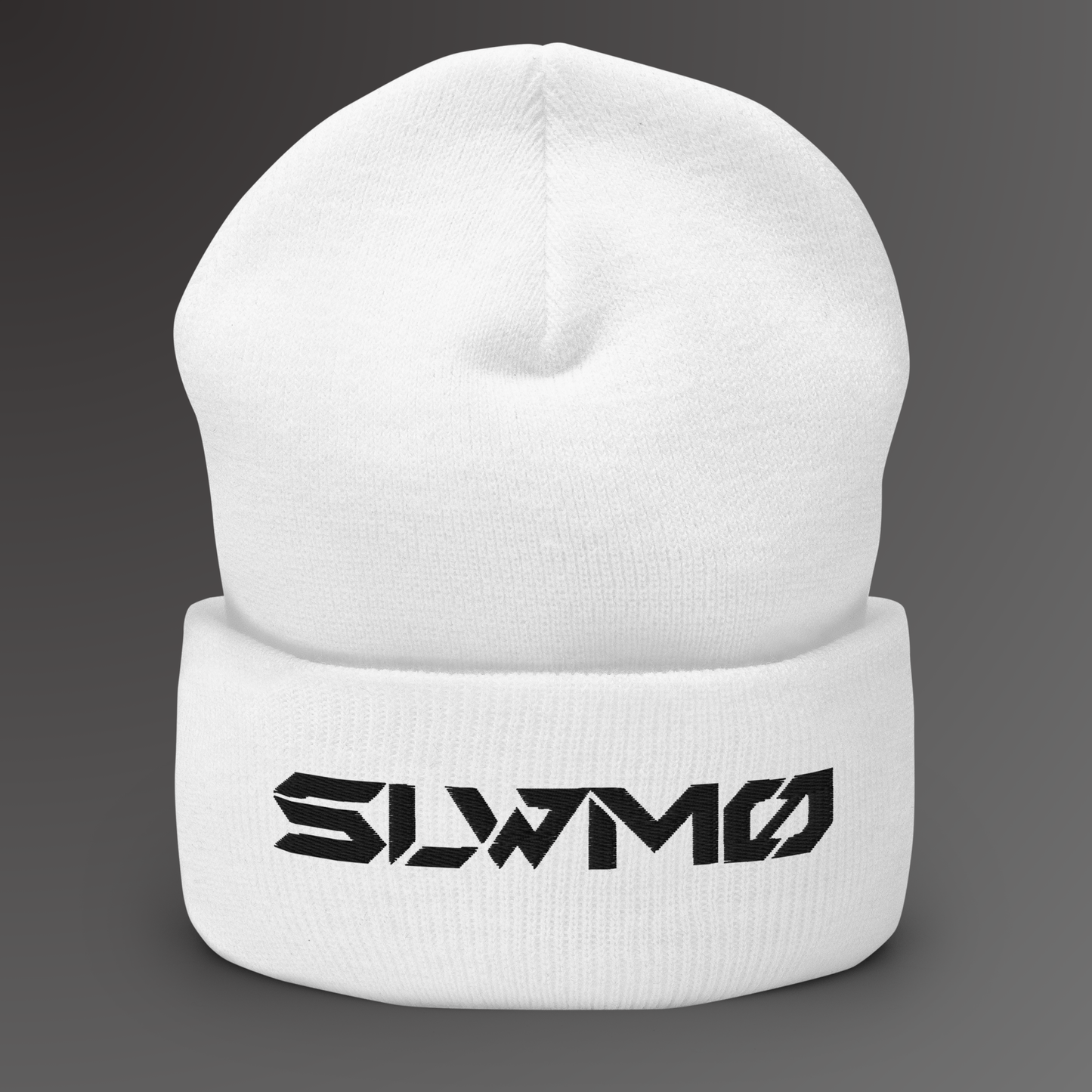 SLWMO Logo Cuffed Beanie (Black Thread)
