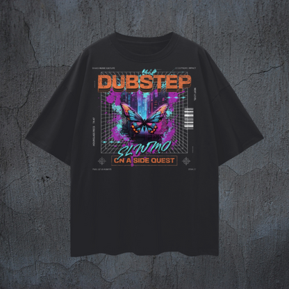 SLWMO Side Quest Drop Shoulder Heavyweight Tee