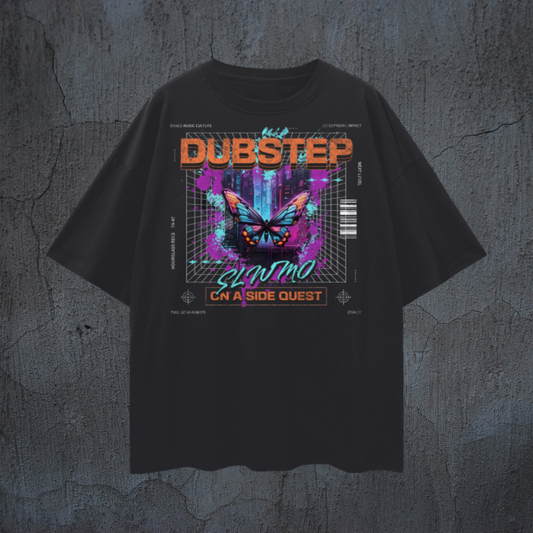 SLWMO Side Quest Drop Shoulder Heavyweight Tee